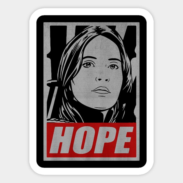 Hope Rogue one Sticker by hamaka